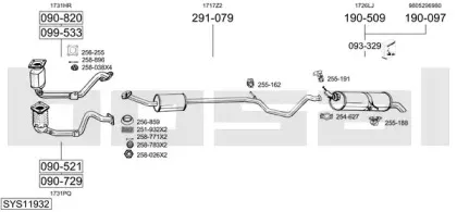 Система выпуска ОГ BOSAL купить