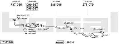 Система выпуска ОГ BOSAL купить