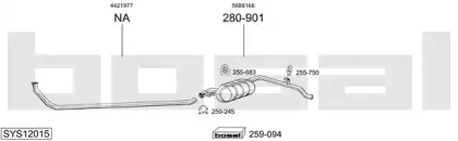 Система выпуска ОГ BOSAL купить