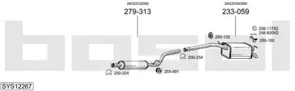 Система выпуска ОГ BOSAL купить