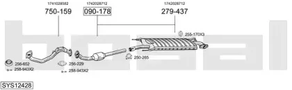 Система выпуска ОГ BOSAL купить