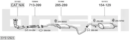 Система выпуска ОГ BOSAL купить