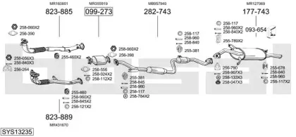 Система выпуска ОГ BOSAL купить