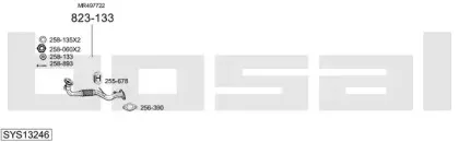 Система выпуска ОГ BOSAL купить