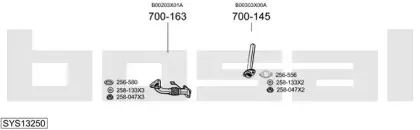 Система выпуска ОГ BOSAL купить