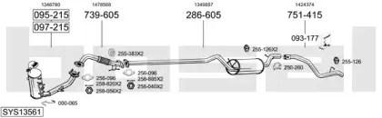 Система выпуска ОГ BOSAL купить