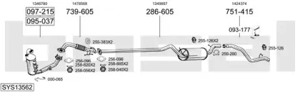 Система выпуска ОГ BOSAL купить