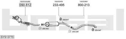 Система выпуска ОГ BOSAL купить
