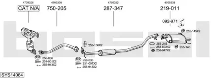 Система выпуска ОГ BOSAL купить