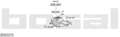 Система выпуска ОГ BOSAL купить