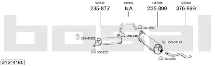 Система выпуска ОГ BOSAL купить