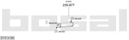 Система выпуска ОГ BOSAL купить