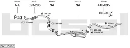Система выпуска ОГ BOSAL купить