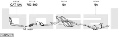 Система выпуска ОГ BOSAL купить