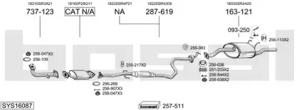 Система выпуска ОГ BOSAL купить