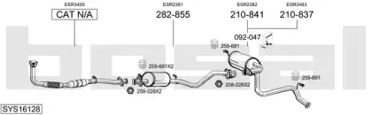 Система выпуска ОГ BOSAL купить