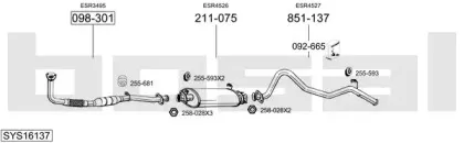 Система выпуска ОГ BOSAL купить
