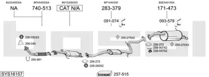 Система выпуска ОГ BOSAL купить
