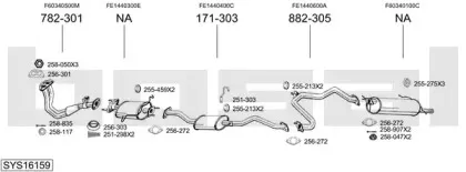 Система выпуска ОГ BOSAL купить
