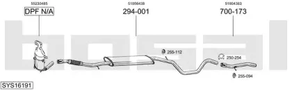 Система выпуска ОГ BOSAL купить