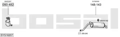 Система выпуска ОГ BOSAL купить