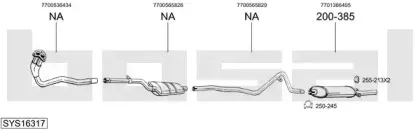 Система выпуска ОГ BOSAL купить