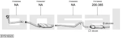 Система выпуска ОГ BOSAL купить