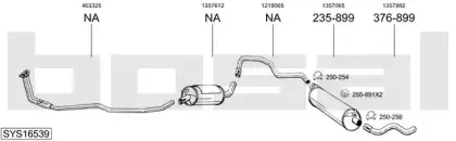 Система выпуска ОГ BOSAL купить