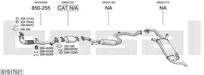 Система выпуска ОГ BOSAL купить
