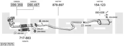 Система выпуска ОГ BOSAL купить