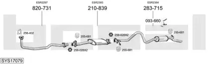 Система выпуска ОГ BOSAL купить