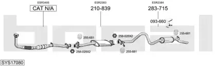 Система выпуска ОГ BOSAL купить