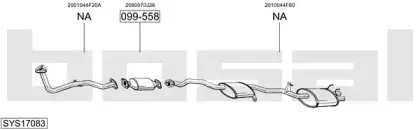 Система выпуска ОГ BOSAL купить