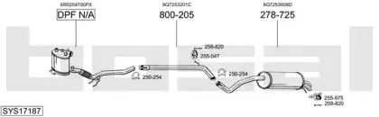 Система выпуска ОГ BOSAL купить