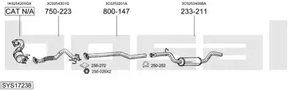 Система выпуска ОГ BOSAL купить