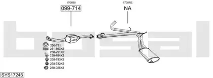 Система выпуска ОГ BOSAL купить