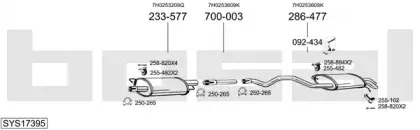 Система выпуска ОГ BOSAL купить