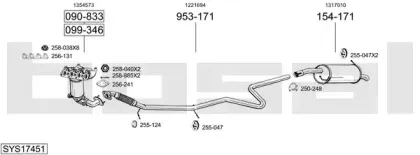 Система выпуска ОГ BOSAL купить