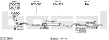 Система выпуска ОГ BOSAL купить