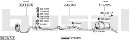 Система выпуска ОГ BOSAL купить