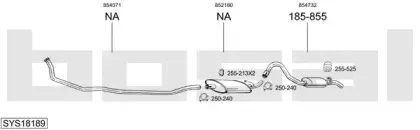 Система выпуска ОГ BOSAL купить