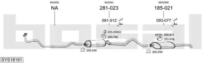 Система выпуска ОГ BOSAL купить