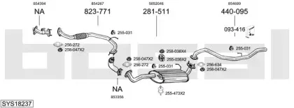 Система выпуска ОГ BOSAL купить