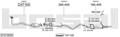 Система выпуска ОГ BOSAL купить