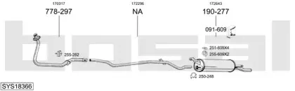 Система выпуска ОГ BOSAL купить