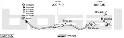 Система выпуска ОГ BOSAL купить