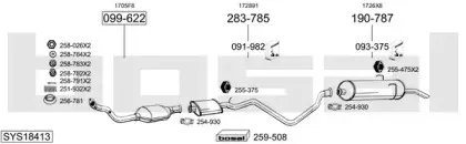Система выпуска ОГ BOSAL купить
