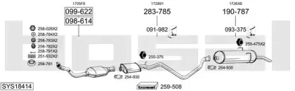 Система выпуска ОГ BOSAL купить