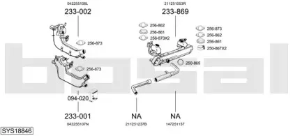 Система выпуска ОГ BOSAL купить