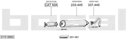 Система выпуска ОГ BOSAL купить